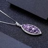 Purple Amethyst Healing Necklace